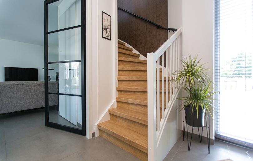 Trapkleur Natural Oak met wit