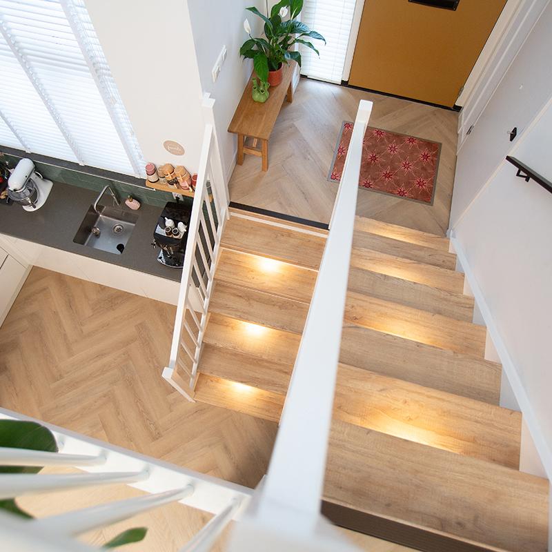 witte trapkleur met sunset beach