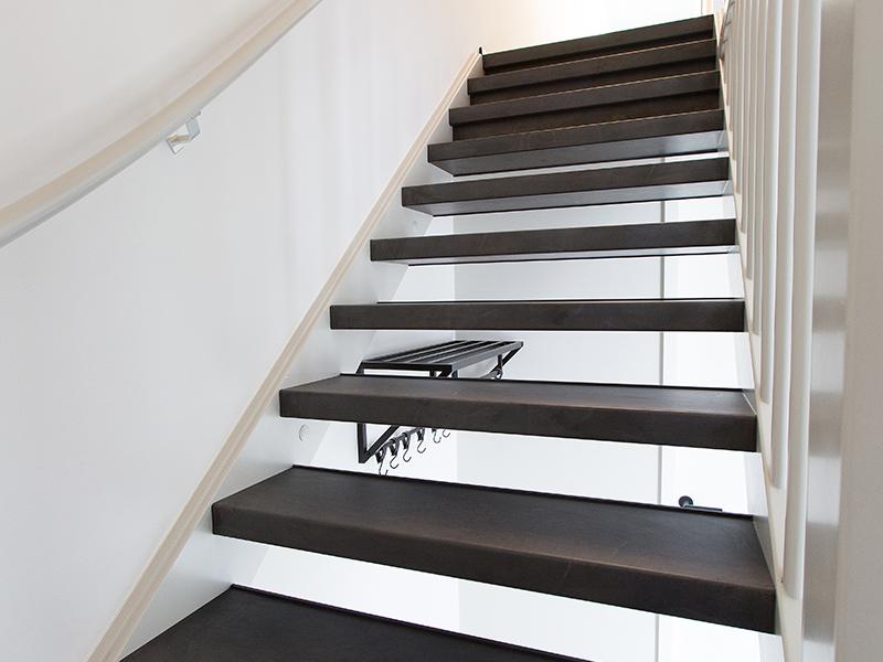 voorzijde open donkere trap buffalo jacket