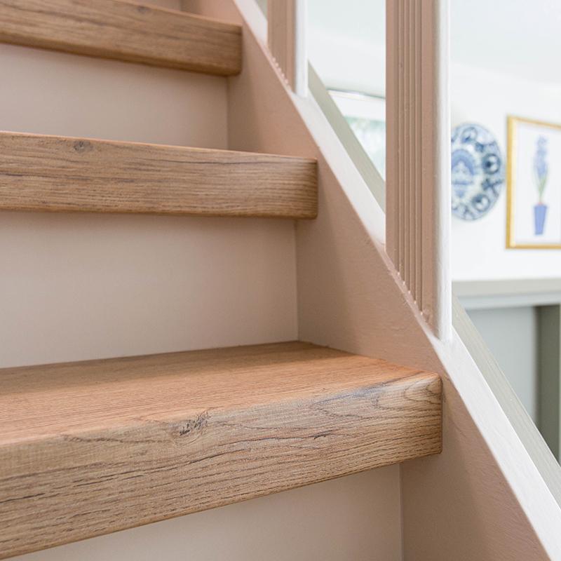 sunset beach trapkleur met wit